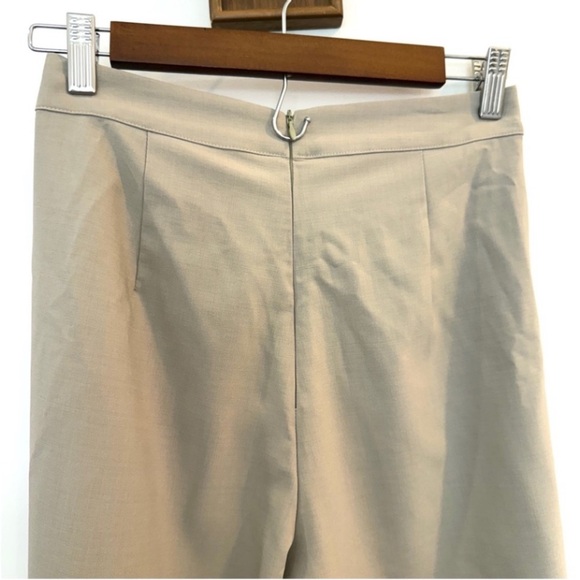 Anthropologie SAGE The Label Dress Pants Wide Leg S Belted Pockets High Waisted - Picture 6 of 14